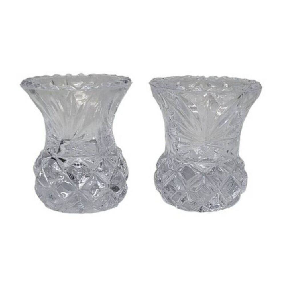 Vintage Kitchen Utensils, Crystal Cut Glass Bud Vase Miniature Toothpick Holders